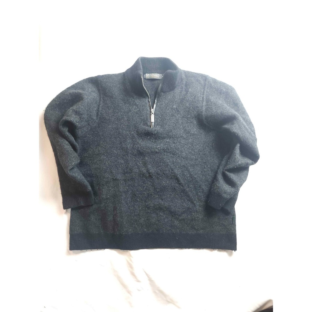 McDonald Sweater Men S Dark Gray Preppy Minimalist Heritage Gorpcore New Zealand
